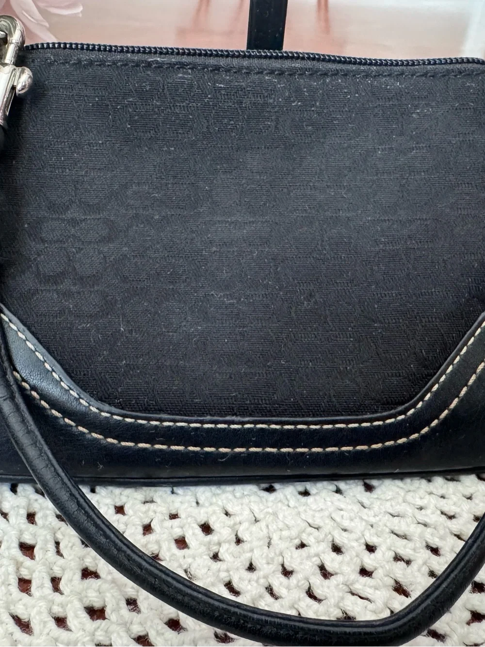 Vintage 2005 Coach Signature Ergo Shoulder/Crossbody 9362 & Soho Wristlet